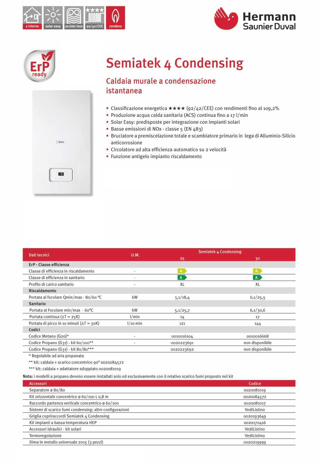 Caldaia Hermann Semiatek 4 erp
